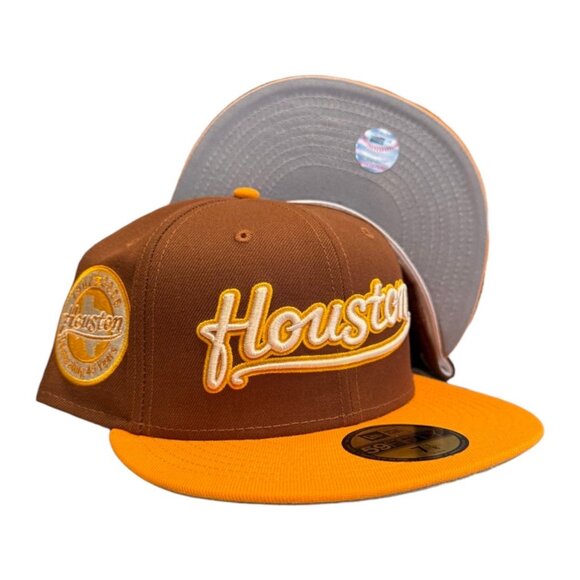New Era Houston Astros 59FIFTY Fitted Hat Cap Tiramsu Pack - Picture 1 of 11
